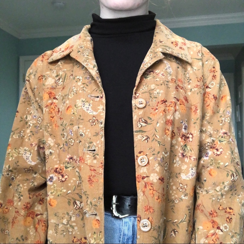 Vintage Floral Light Jacket